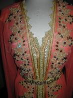 schitterende handgemaakte marokkaanse jurk/takchita, Ophalen of Verzenden, Zo goed als nieuw, Blauw, Onder de knie