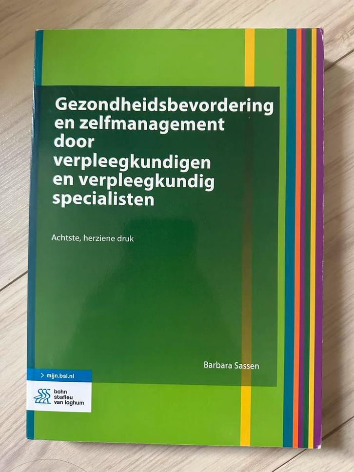 Gezondheidsbevordering en zelfmanagement, Boeken, Studieboeken en Cursussen, Gelezen, HBO, Gamma, Ophalen of Verzenden