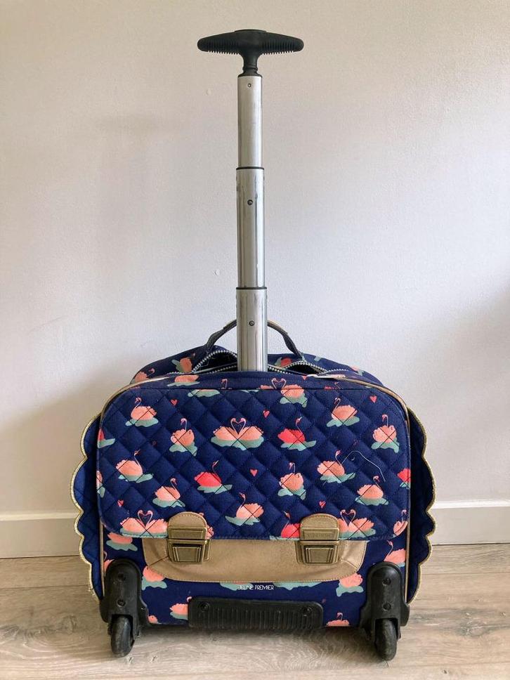 Grote schooltas - Trolley - Jeune Premier, Sieraden, Tassen en Uiterlijk, Tassen | Schooltassen, Gebruikt, Aktetas of Boekentas