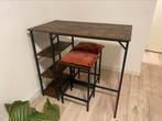 Hoge bar tafel, Huis en Inrichting, Tafels | Eettafels, 100 tot 150 cm, Rechthoekig, 50 tot 100 cm, Ophalen of Verzenden