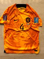 Nederlands Elftal Shirt Thuis - Virgil # 4 - Match Details, Ophalen of Verzenden, Zo goed als nieuw, Shirt