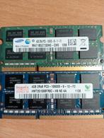 2x4GB PC3-10600S SODIMM Laptop Geheugen, Computers en Software, RAM geheugen, Ophalen of Verzenden