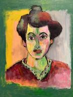 Ala Matisse, eigen werk, op doek, 40 bij 50 c.m., Antiek en Kunst, Kunst | Schilderijen | Modern, Ophalen of Verzenden