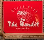 Vintage sticker Discotheek the Bandit Oosterwolde strip, Verzamelen, Ophalen of Verzenden, Zo goed als nieuw