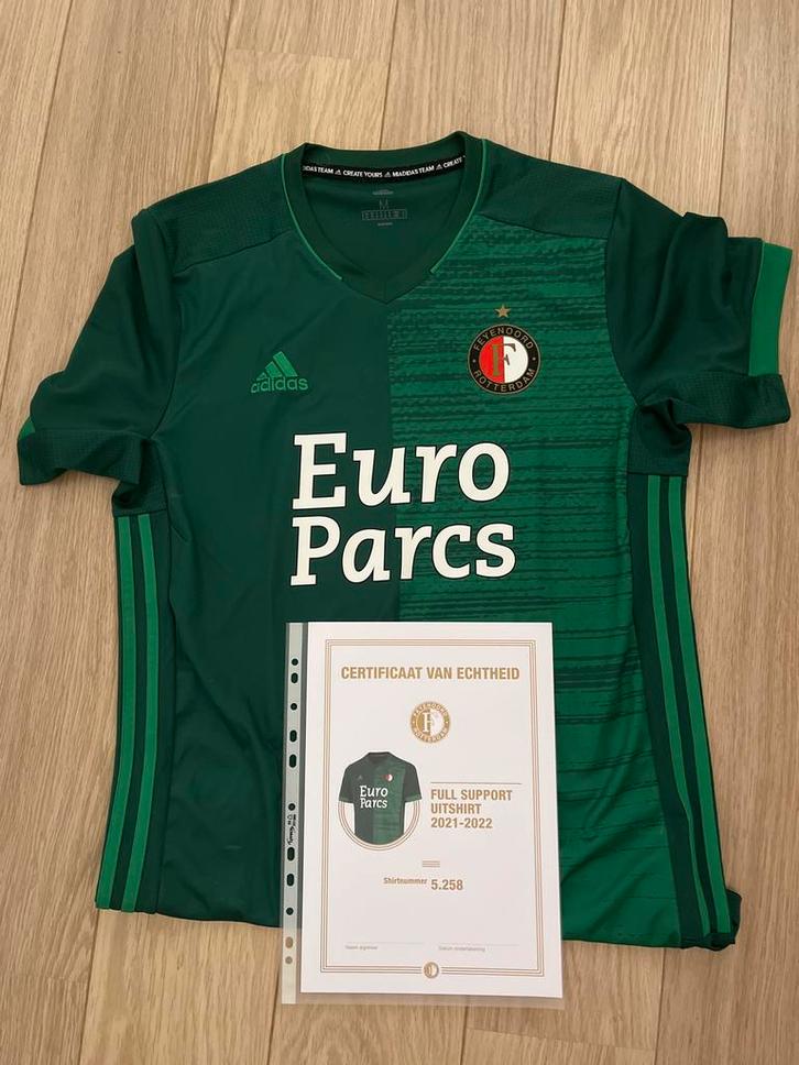 Feyenoord Uitshirt 'Corona Jaren' M + Certificaat, Sport en Fitness, Voetbal, Nieuw, Shirt, Maat M, Ophalen of Verzenden
