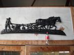zeer groot  paard en ploeg brocante 167 x 50 cm, Ophalen