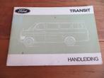 Instructieboek Ford Transit bestelauto's 12-1970, mooi!, Ophalen of Verzenden