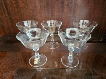 Eisch Kristallen Coupes - Set van 5 beschikbaar voor biedingen