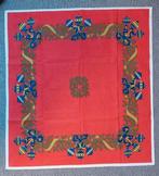 Vintage Kerst Tafelkleed kerst 89x83cm, Ophalen of Verzenden, Gebruikt, Vierkant, Binnen