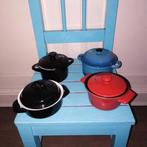 Mini pannetjes 7 stuks verschillende modellen en kleurtjes, Huis en Inrichting, Ophalen, Zo goed als nieuw, Overige materialen