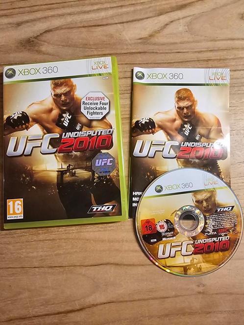 Microsoft XBOX 360 UFC Undisputed 2010, Spelcomputers en Games, Games | Xbox 360, Zo goed als nieuw, Sport, 1 speler, Ophalen of Verzenden