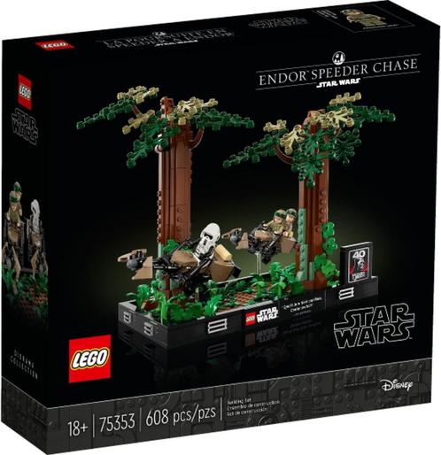 Nieuwe Lego Star Wars 75353 Endor Speeder Chase Diorama, Kinderen en Baby's, Speelgoed | Duplo en Lego, Nieuw, Lego, Complete set