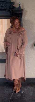 Grote jurk camel, Verzenden, Nieuw, Beige, Jurk