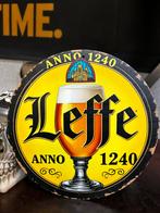 Leffe vintage bord, Ophalen of Verzenden, Zo goed als nieuw, Reclamebord