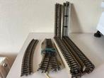 Märklin rails: 11 recht (5106), 1 bocht, 1 wissel 5202/5221), Hobby en Vrije tijd, Modeltreinen | H0, Ophalen, Wisselstroom, Gebruikt