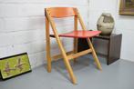 Hyllinge Mobler Denemarken Klapstoel, Huis en Inrichting, Stoelen, Ophalen, Bruin, Hout, Eén