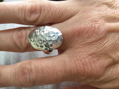 ring, Sieraden, Tassen en Uiterlijk, Ringen, Zo goed als nieuw, Dame of Heer, 19 tot 20, Zilver, Overige materialen, Ophalen of Verzenden