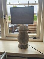 2x Stenen schemerlamp beton grijs, Huis en Inrichting, Lampen | Tafellampen, Ophalen, Zo goed als nieuw, Minder dan 50 cm