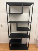 2x Industriële zwarte hoge vakkenkast te koop, Ophalen, Zo goed als nieuw