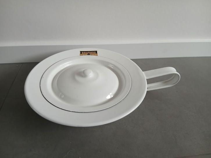 Baumann vintage bedpan, Antiek en Kunst, Antiek | Emaille, Ophalen of Verzenden