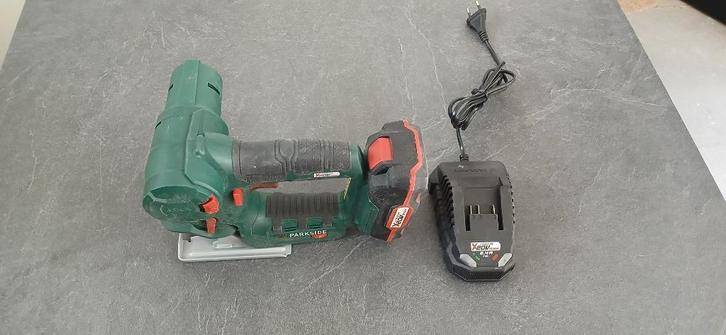 Parkside PSSA 20 Li B2 decoupeerzaag, Doe-het-zelf en Verbouw, Gereedschap | Zaagmachines, Gebruikt, Decoupeerzaag, 30 tot 70 mm