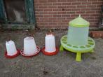 Kippen voer- en water silo's, Ophalen, Drinken en Voederen