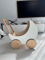 Oohnoo houten poppenwagen wit, Ophalen, Gebruikt, Duw- of Trekspeelgoed