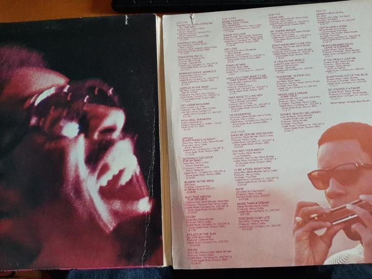 Stevie Wonder – Looking Back 3 LP set VERZENDEN OF OPHALEN, Cd's en Dvd's, Vinyl | R&B en Soul, Gebruikt, 1960 tot 1980, 12 inch