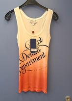 Dept nieuwe top tanktop creme dyed roze mt S 37601 gratis vz, ., Nieuw, Ophalen of Verzenden, Dept
