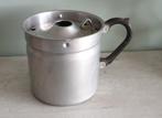 Ouderwetse aluminium melkkoker met deksel, Antiek en Kunst, Ophalen of Verzenden