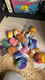 Restanten bolletjes wol, Hobby en Vrije tijd, Ophalen of Verzenden, Zo goed als nieuw, Breien of Haken, Wol of Garen