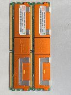 Hynix 2x1GB PC2-5300F FB-DIMM, Computers en Software, RAM geheugen, Ophalen of Verzenden, Zo goed als nieuw, DDR2, Desktop