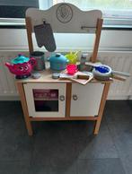 Speelkeuken met accessoires - Zo goed als nieuw!, Ophalen, Zo goed als nieuw, Hout, Speelkeuken