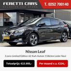 Nissan Leaf 3.Zero OF 50/50 DEAL NU 7950 2JR RENTEVRIJ LENEN, Gebruikt, Zwart, Grijs, Particulier