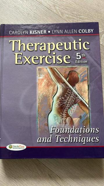 Therapeutic Exercise Carolyn Kisner Lynn Allen Colby beschikbaar voor biedingen