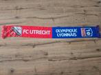 Fc utrecht - Olympique Lyon sjaal van de Europese wedstrijd, Verzamelen, Sportartikelen en Voetbal, Ophalen of Verzenden, Nieuw
