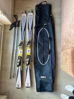 Ski set Salomon (152cm) met stokken en draagtas, Sport en Fitness, Skiën en Langlaufen, Ophalen, 140 tot 160 cm, Gebruikt, Salomon