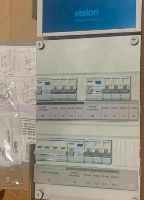 Hager vision 3 fase Meterkast verdeelkast groepenkast stroom, Hobby en Vrije tijd, Elektronica-componenten, Nieuw, Ophalen of Verzenden