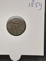1/2 cent 1859 koning Willem III, Ophalen of Verzenden, Koning Willem III, Overige waardes, Losse munt