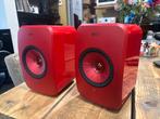 KEF LSX II Rood (Set van 2), Audio, Tv en Foto, Luidsprekers, Overige merken, Nieuw, Ophalen of Verzenden, 60 tot 120 watt
