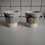 2 leuke mokken  winterling  varkens en kippen, Ophalen of Verzenden, Zo goed als nieuw, Overige stijlen, Kop(pen) en/of Schotel(s)