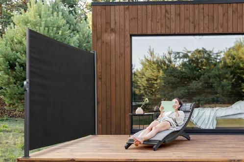 Zwart Windscherm | 170 x 300 cm, Tuin en Terras, Tuinschermen, Aluminium, 150 tot 200 cm, 200 cm of meer, Ophalen of Verzenden