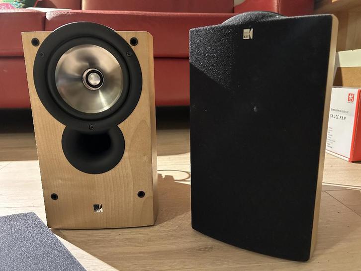 KEF Q Compact series speakers zgan, Audio, Tv en Foto, Luidsprekers, Zo goed als nieuw, Front, Rear of Stereo speakers, 60 tot 120 watt
