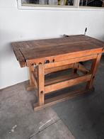 Vintage houten werkbank, Ophalen, Gebruikt