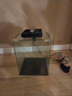 Nano Cube 20 liter plus goede Fluval lamp, Ophalen, Zo goed als nieuw, Leeg aquarium