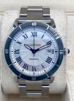 Cartier Ronde Croisiere de Cartier 3886, Ophalen of Verzenden, Zo goed als nieuw, Staal, Overige merken