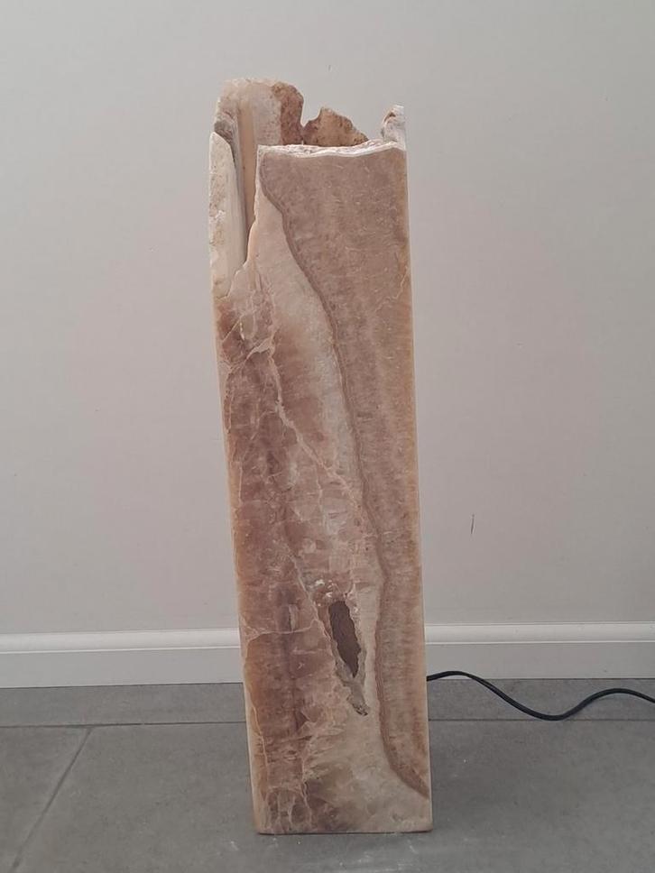 Onyx lamp 60cm hoog, Huis en Inrichting, Lampen | Vloerlampen, Nieuw, Minder dan 100 cm, Ophalen