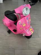 Mini vespa scooter elektrisch accu met oplader roze, Kinderen en Baby's, Speelgoed | Buiten | Accuvoertuigen, Ophalen of Verzenden