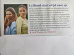 Artikel Patty Brard - Dramaserie - La Brard staat altijd op, Nederland, Knipsel(s), Ophalen of Verzenden, 1980 tot heden
