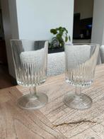 12 facet strakke wijnglazen dik glas 6 kleiner 6 groter, Ophalen, Zo goed als nieuw, Overige typen